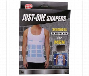 Just One Shaper Slim Vest 2Xl To 3Xl White Seamless Compression Undershirt For Men  - Similar Product Imag - ID 7154727