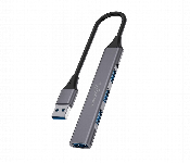 Porodo Blue 4 In1 Usb A Hub Pbusba4Hbk  - Similar Product Imag - ID 7154740