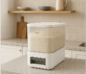 Modern Rice Barrel Dispenser With Minimalist Design  - Similar Product Imag - ID 7155019