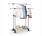 Clothes Rack Double Pole 30Kg Capacity  - Similar Product Imag - ID 7155514