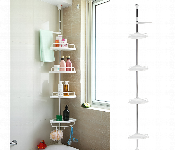 Adjustable Telescopic Bathroom Corner Shelf  - Similar Product Imag - ID 7155587