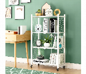 4 Layer Foldable Kitchen Storage Rack White  - Similar Product Imag - ID 7155619