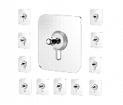 Wall Hooks Screw Sticker Heavy Duty Adhesive Hook  - Similar Product Imag - ID 7155769