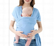 Baby Carrier Wrap Sling Belt For 0 To 36 Month Infants With Nursing Cover Use Blue  - Similar Product Imag - ID 7156026
