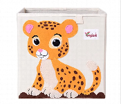 Toy Storage Cube Box Tiger Foldable Waterproof Canvas Organizer With Cute Cartoon Design  - Similar Product Imag - ID 7156040