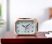 Olsenmark Omwc1883 Double Bell Alarm Clock Black And Beige  - Similar Product Imag - ID 7156114
