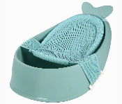 Baby Whale Bathtub With Smart Sling Support For Newborn And Infant Teal Blue  - Similar Product Imag - ID 7156159