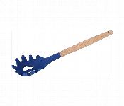 Royalford Rf10647 Silicone Spaghetti Server With Wooden Handle  - Similar Product Imag - ID 7156335