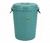 Royalford Rf10724 Plastic Drum Bucket With Lid 100L  - Similar Product Imag - ID 7156346