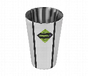 Royalford Rf11462 7 Cm Stainless Steel Plain Unbreakable And Durable Drinking Glass  - Similar Product Imag - ID 7156457