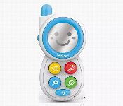 Huanger Baby Musical Phone Toy With Lights And Songs For Infant Learning Blue  - Similar Product Imag - ID 7156515