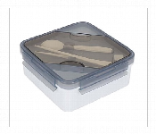 Royalford Rf12193 1200Ml Square Lunch Box With Cutlery And 3 Compartment  - Similar Product Imag - ID 7156592