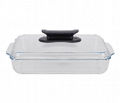 Royalford Rf12194 3L Rectangular Glass Baking Dish With Lid  - Similar Product Imag - ID 7156593