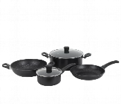 Royalford Cookware Set Rf12628 Non Stick 6Pc Black  - Similar Product Imag - ID 7156761