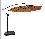 Steel Hanging Umbrella 3 Meter Width Khaki  - Similar Product Imag - ID 7156921
