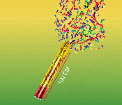 Party Popper 100 Cm Celebration Confetti Streamer Tube Yellow Red  - Similar Product Imag - ID 7157199