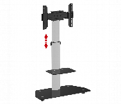 Zenan Tv Cart Zts.tp006 Swivel Glass Shelves  - Similar Product Imag - ID 7157517