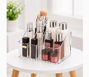 Transparent Makeup Storage Organizer Box Multi Compartment Cosmetic Holder For Beauty And Skincare Jn 906  - Similar Product Imag - ID 7158021