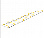 The 10 Rung Hurdle Ladder Indoor And Outdoor  - Similar Product Imag - ID 7158659
