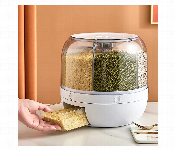 6 Grid Rotating Rice Dispenser With One Click Grain Outputs  - Similar Product Imag - ID 7159274