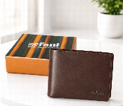 Zefani Genuine Leather Bi Fold Wallet For Men 1204 Bw Premium Mens Wallet With Card Slots And Cash Compartment Brown  - Similar Product Imag - ID 7159889