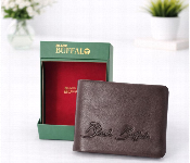 Black Buffalo Signature Genuine Leather Bi Fold Wallet  - Similar Product Imag - ID 7159902