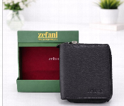 Zefani Genuine Leather Bi Fold Wallet With Zip Black  - Similar Product Imag - ID 7159903