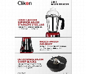 Clikon Ck1209 2 In 1 Indian Mixer Grinder 650W  - Similar Product Imag - ID 7160455