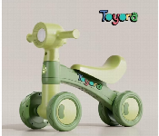 Toyora Kids Balance Bike For Toddlers 1 To 3 Years 4 Wheel Baby Training Bicycle Comfortable Seat Green  - Similar Product Imag - ID 7160784