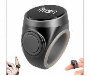 Smart Digital Tasbih Finger Ring Counter Oled Display Rechargeable Prayer Tally Waterproof Black  - Similar Product Imag - ID 7160787