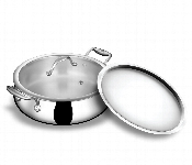 Stahl Biryani Handi Sl104188 28Cm Triply 5.5L Silver  - Similar Product Imag - ID 7160884