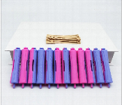Hair Perm Roll Rods F8 7 Large 2.2 X 9.0 Cm Curling Rods For Loose Curls Salon Hair Styling Pack Of 6 Pieces  - Similar Product Imag - ID 7161028
