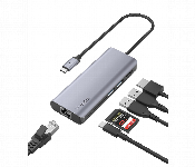 Belkin Usb C Hub Avc008Btsgy 6 In 1 100W Pd Adapter Silver  - Similar Product Imag - ID 7161962
