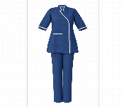 Uniform Blue With White Piping Stand Collar Fz 104  - Similar Product Imag - ID 7162007