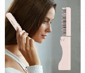 Porodo Mini Foldable Straightening Brush Cordless Hair Styler  - Similar Product Imag - ID 7162292