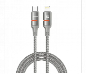 Porodo 30W Lightning Cable 3M Braided Fast Charging Grey  - Similar Product Imag - ID 7162480