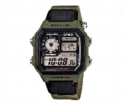 Casio Ae1 200Whb 3Bvdf Mens Youth Series Digital Watch Green And Black  - Similar Product Imag - ID 7162487