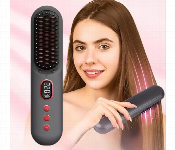 Cordless Hair Straightener Brush With Plasma Ion Care 9000Mah  - Similar Product Imag - ID 7162538