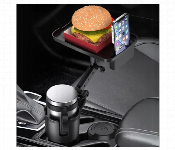 Car Cup 2 In 1 Storage Holder Expander Tray 360 Rotating Adjustable  - Similar Product Imag - ID 7162731