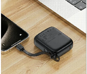 Acefast M15 10000 Power Bank 20W 10000Mah Led Cable Black  - Similar Product Imag - ID 7162776