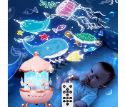 Bunnys Carousel Night Light 315 Colors Remote Usb 360 Degree Rotating  - Similar Product Imag - ID 7162830