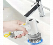 Portable Electric Spin Scrubber 360 Degree Rotation 4 Brush Heads  - Similar Product Imag - ID 7162851