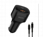 Green Lion Compact Car Dual Port Usb Charger 20W  - Similar Product Imag - ID 7162995