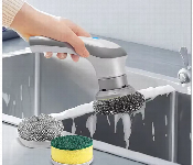 Electric Cleaning Brush Usb Rechargeable Scrubber  Kitchen And Bathroom  - Similar Product Imag - ID 7163221