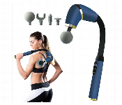 Deep Tissue Massage Gun 6 Speed Lcd Brushless Motor Navy Blue  - Similar Product Imag - ID 7163272
