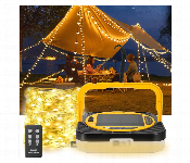 Camping Light String Solar Type C Rechargeable Ipx6 Waterproof Rating  - Similar Product Imag - ID 7163446