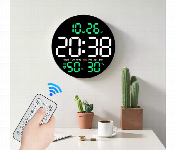 Led Wall Clock 10 Inch Usb Remote Control Dual Alarm Support  - Similar Product Imag - ID 7163457