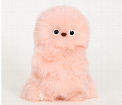 Mirumi Cute Furry Monster Plush Bag Charm Keychain Pink  - Similar Product Imag - ID 7163736