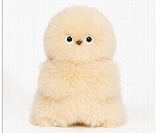 Mirumi Cute Furry Monster Plush Bag Charm Keychain Cream  - Similar Product Imag - ID 7163739