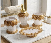 Luxury Golden Bathroom Accessories Set  - Similar Product Imag - ID 7163861